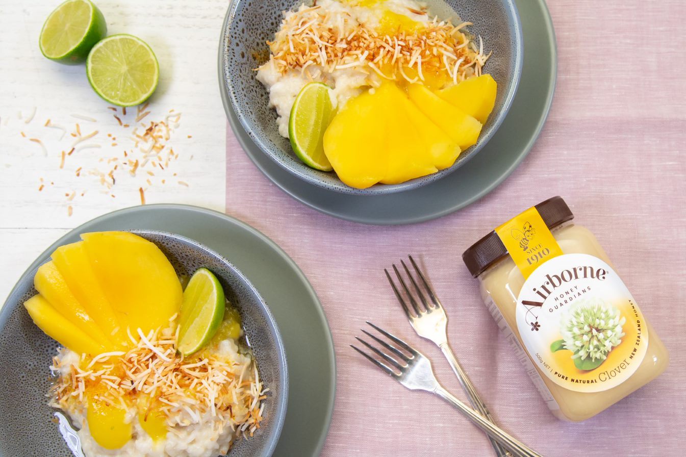 Mango Coconut Rice Pudding