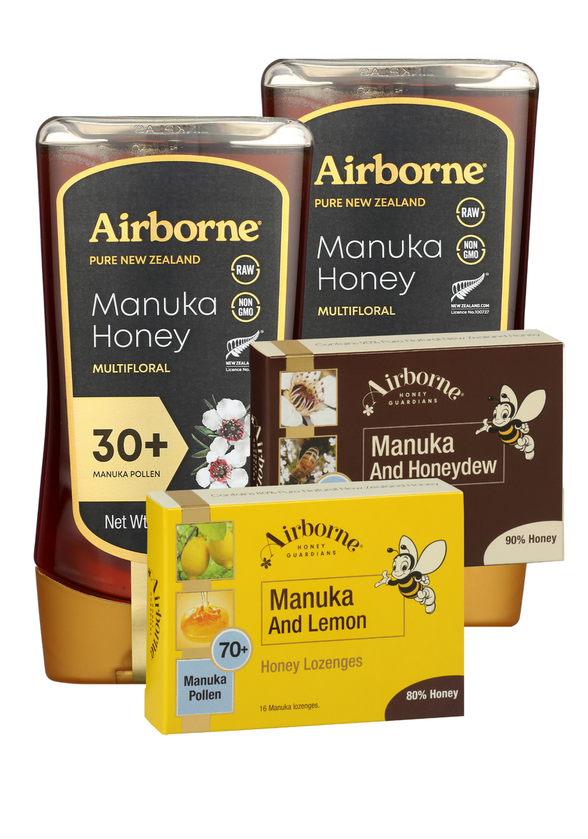 Airborne マヌカハニー 50+ 500g 2個 50% Manuka Multifloral 500g | Airborne Honey