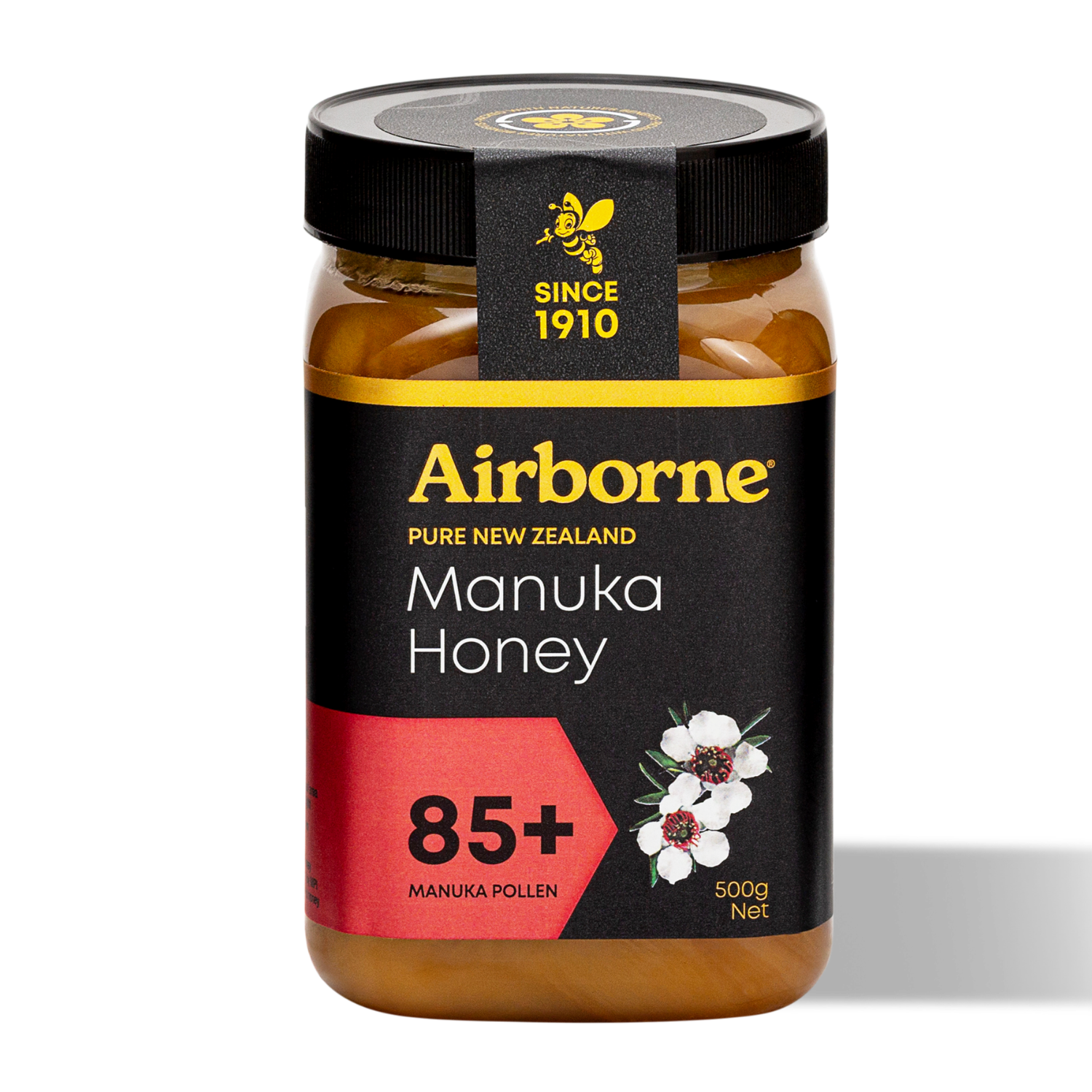 85% Pure Mānuka Monofloral Honey 17.6oz– Airborne USA