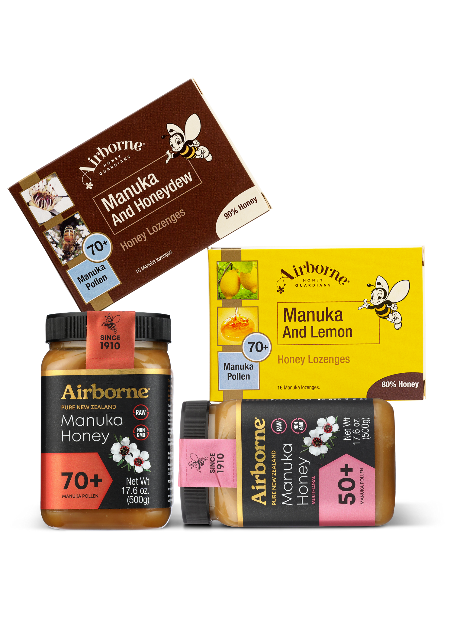 Airborne マヌカハニー 50+ 500g 2個 Amazon | エアボーン マヌカハニー 500g x 3個まとめ買い
